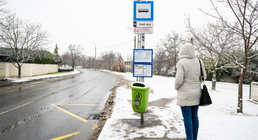 A havazás miatt országszerte több helyen jelentősen késhetnek a buszok