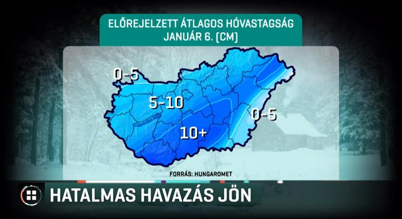 Akár fél méter hó is jöhet – több helyen akadozik a forgalom
