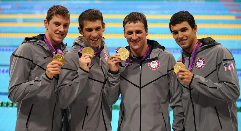 Elárverezték Ryan Lochte három olimpiai aranyérmét, amelyet váltóban nyert