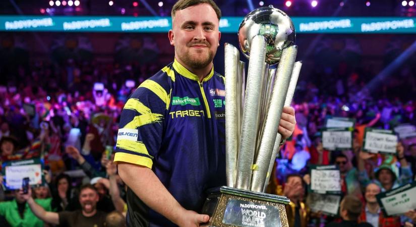 Pénzdíja felét le kell adóznia, de így is óriásit kaszált a darts-vb megnyerésével Luke Littler