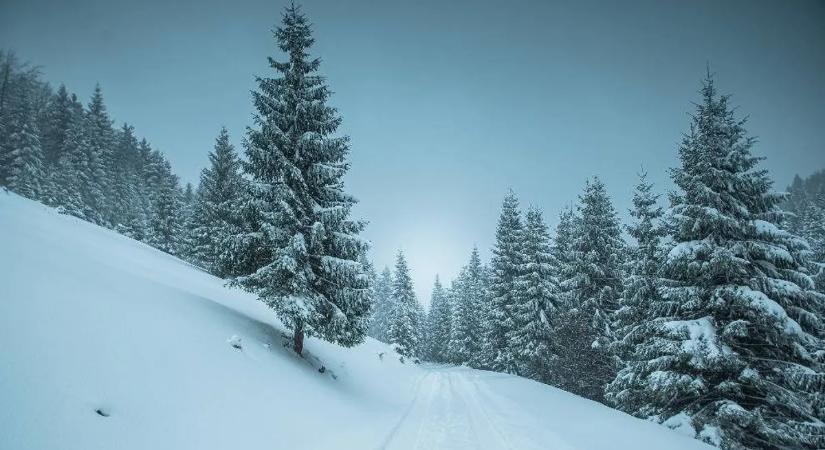 Brutális hóviharban járt a magyar viharvadász - Galéria!