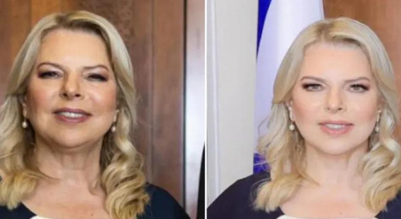 Annyira szétretusáltatta a fotóját Benjamin Netanjahu felesége, hogy a fotósok már fel se vállalták