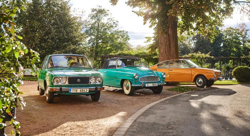 Ötven évet utaztam az időben, miközben klasszikus Škodákat vezettem