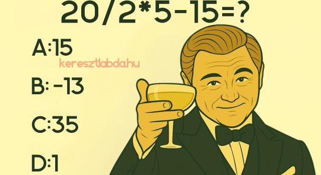 Napi matek feladat: Egyenlet, amin a felnőttek fele elbukik – Neked megy?