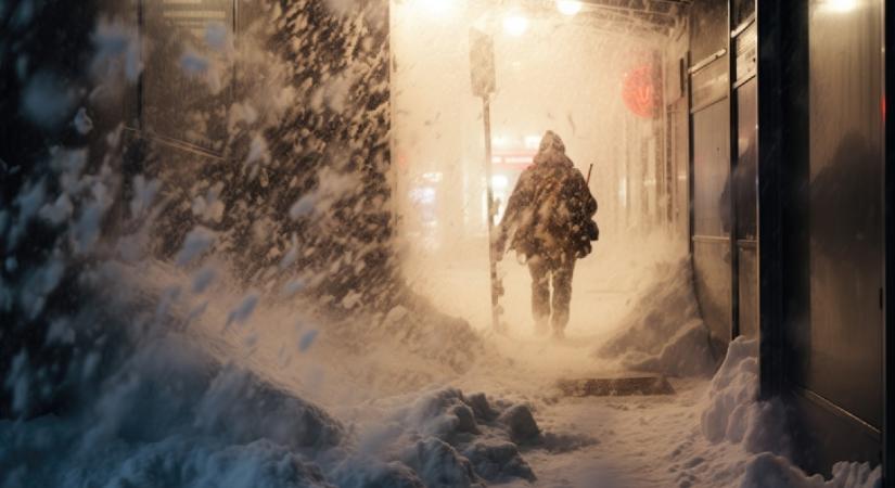 Kiadták a figyelmeztetést: brutális lehet a havazás második hulláma, egyszerre három ijesztő időjárási jelenség miatt aggódhatunk