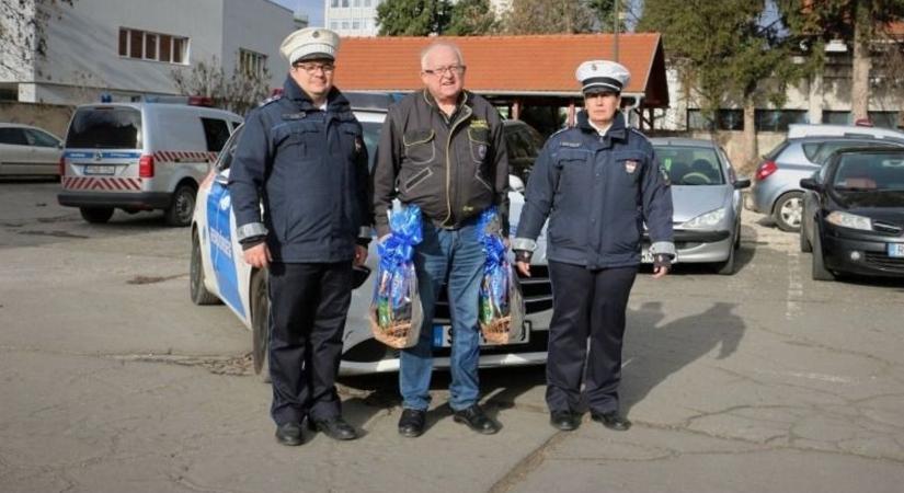A Magyar Autóklub jutalmazta a somogyi rendőröket