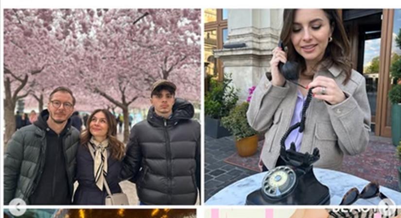 Zséda fiával és vőlegényével posztolt közös képeket