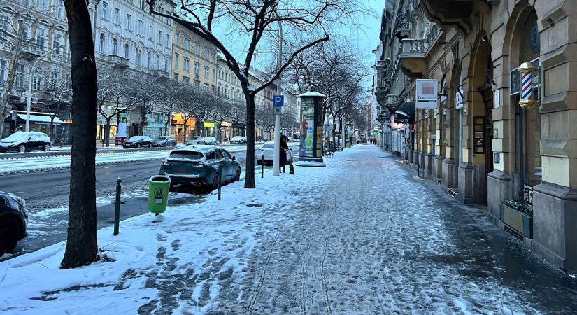 Budapesten kifogott már a pár centis hó is, pedig a java még csak most jön