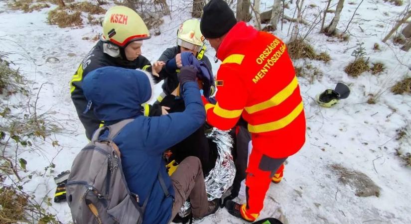 Mentőhelikopter jött a bajbajutott túrázóért a Kőszegi-hegységben