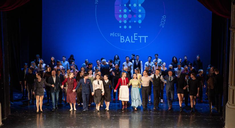 Hazánk legjelentősebb társulatai személyesen köszöntötték fel a 65 éves Pécsi Balettet