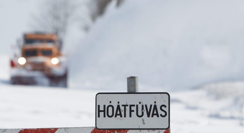 Hófúvásra adott ki riasztást a meteorológiai szolgálat