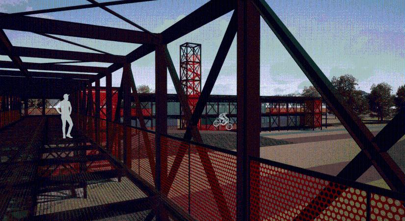 Motocross park fejlesztése - Rideg Panna diplomamunkája