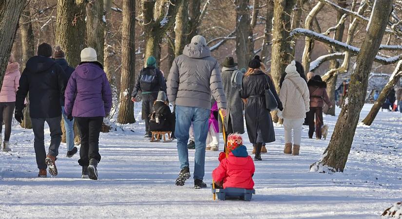Normafa szánkópálya: végre hivatalos, estig lehet csúszni a friss hóban