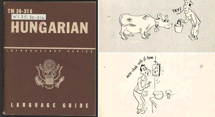 Vicces rajzokkal teli füzetből tanultak magyarul a második világháború amerikai katonái