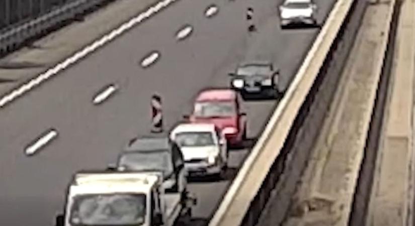 Így lesz nagyon hamar baleset a követési távolság hiányából – videó