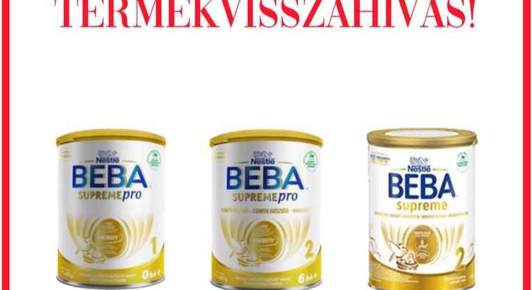 13 csecsemőtápszer visszahívását kezdeményezte a Nestlé