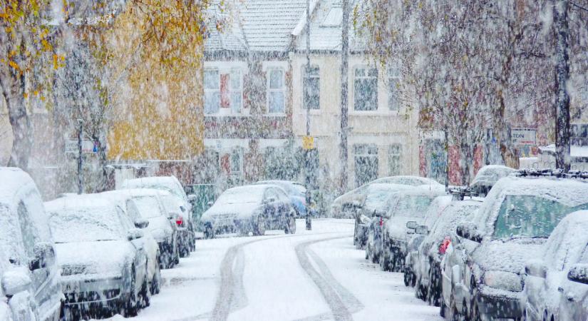 Kezdődik az újabb nagy havazás: térképen mutatjuk, hol eshet a legtöbb