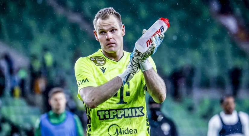 Dibusz Dénes elárulta, mikor állhat újra a Fradi kapujába