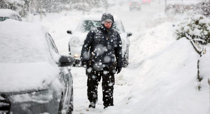 Havazás és extrém hideg bénítja Európát