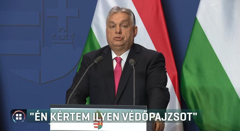 Másként emlékszik Orbán és Trump a védőpajzsra