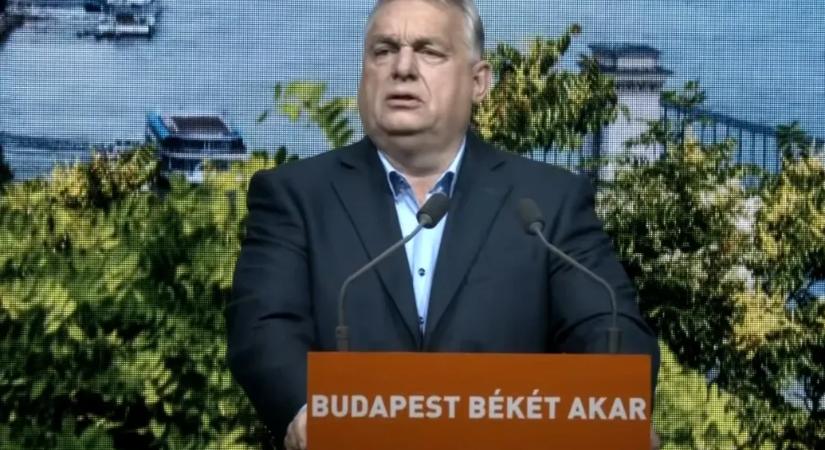 Orbán Viktor azzal tüzelte a fővárosi Fideszt, hogy szerinte mi várna Budapestre a Tisza győzelme esetén