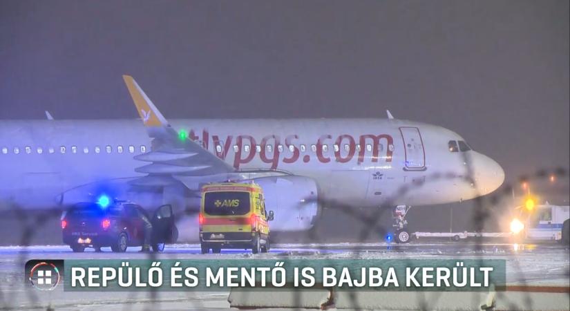 Mentőt és repülőt is menteni kellett – káoszt okozott az intenzív havazás