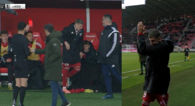 NB I: Hetekre elmeszelte az MLSZ a bírót megtapsoló Loki-játékost - videó