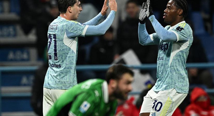 Serie A: könnyed győzelmet aratott a Sassuolo otthonában a Juventus – videóval