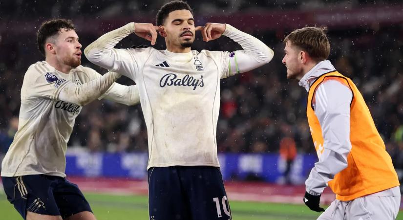 Fordított a Forest, egyre nagyobb bajban a már tíz bajnoki óta nyeretlen West Ham
