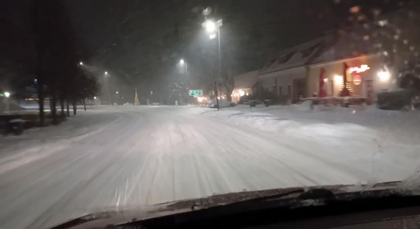 Durva hótakaró és hófúvás vár ránk ma (videó)
