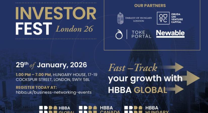 A HBBA Investor Fest 2026 ajtót nyit a brit piac felé a magyar startupoknak és scale-upoknak