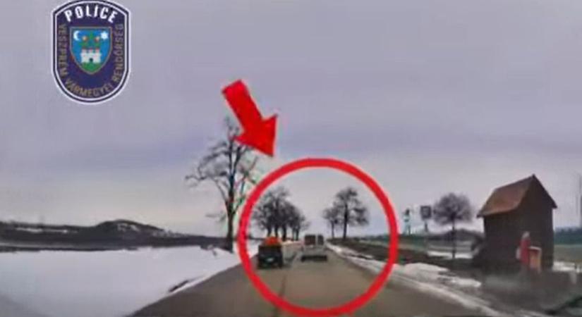 Szabálytalan quadost fogtak a rendőrök Zircen (videó)