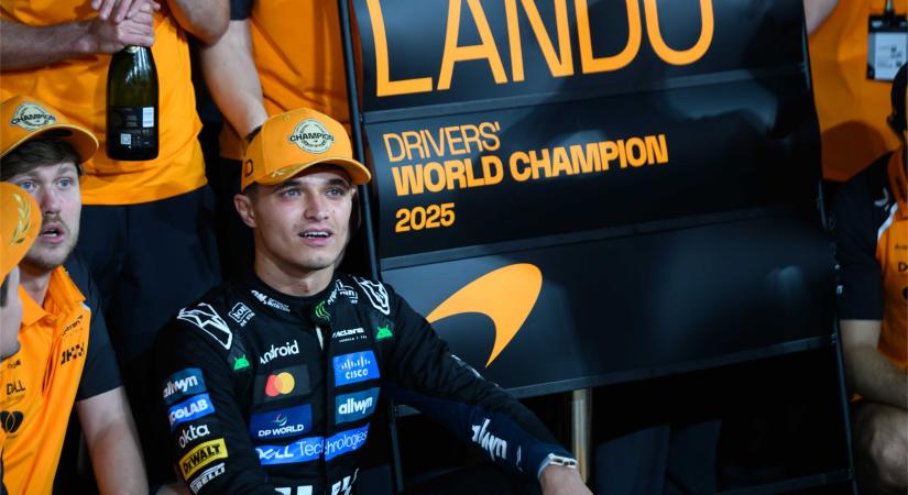 A pilóták szerint sem a világbajnok Norris volt 2025 legjobb F1-es versenyzője