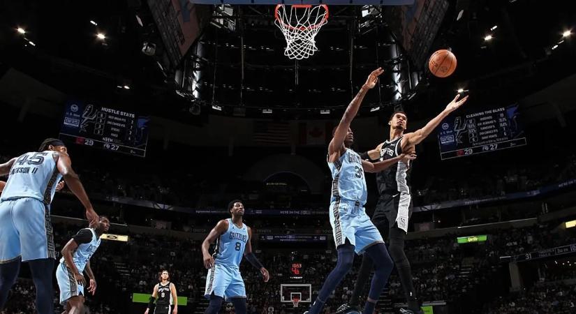 A Memphis elrontotta Wembanyama visszatérést – videó