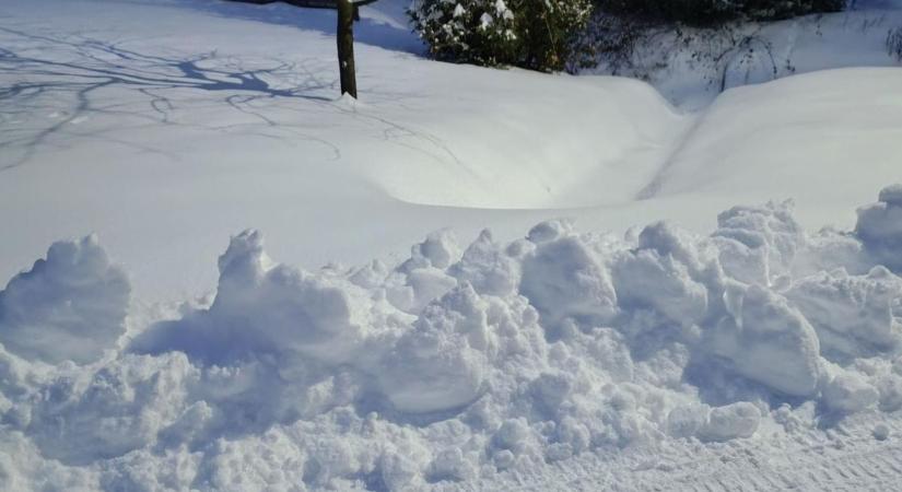 Mucsit és Szálkát elzárta a hó – nem tudnak bejutni az autóbuszok