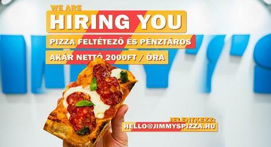 Ne várj a változással áprilisig - új év, új meló a Jimmy's-ben!