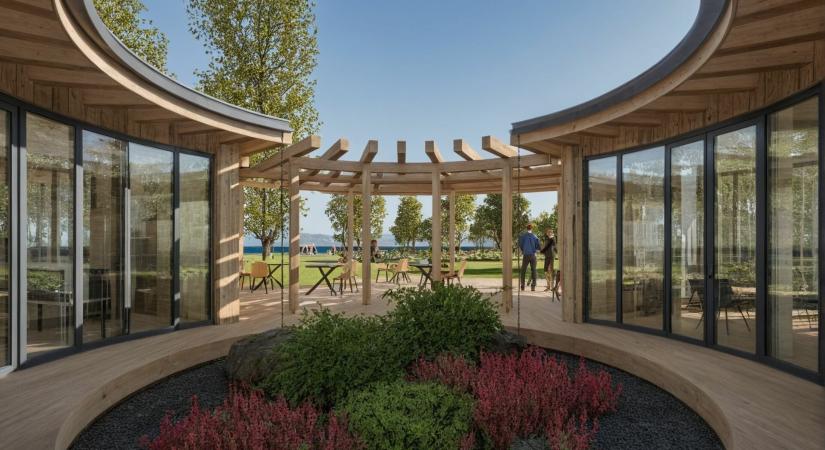 Biciklis kemping tervezése Vonyarcvashegyen – Banda Anita diplomamunkája