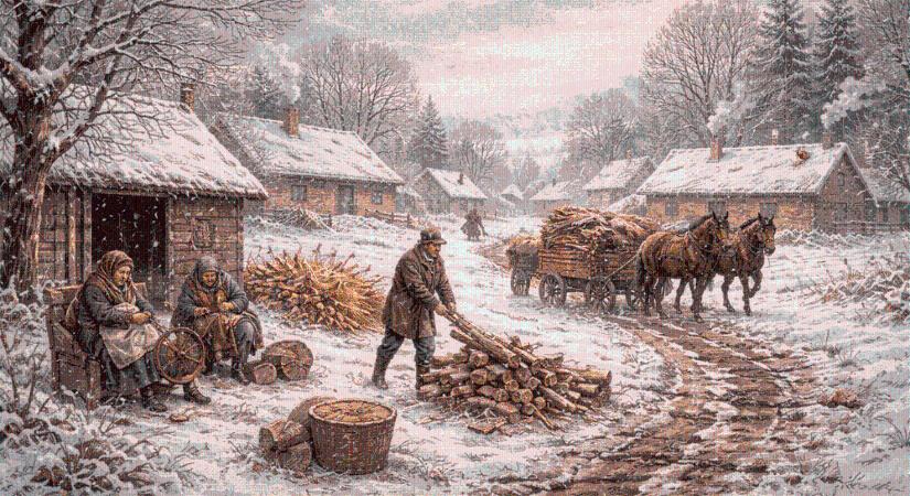 Január eleje a népi naptárban – amikor az év lassan munkára fordul