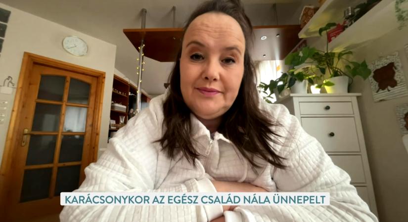 Balázs Andi a hóhelyzet miatt otthonról jelentkezett be