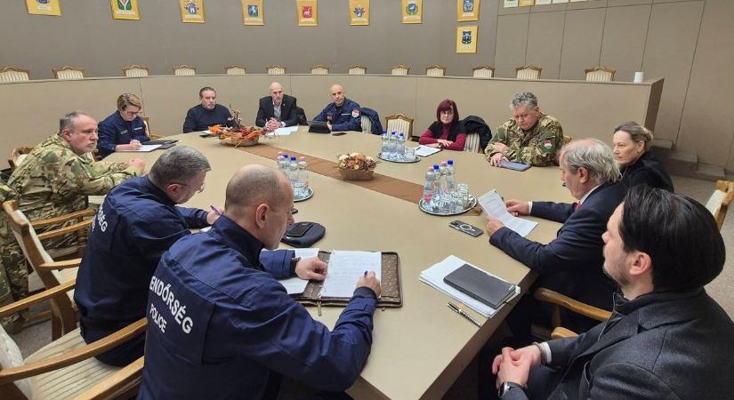 Somogyban rendkívüli tanácskozást hívtak össze a hóhelyzet miatt