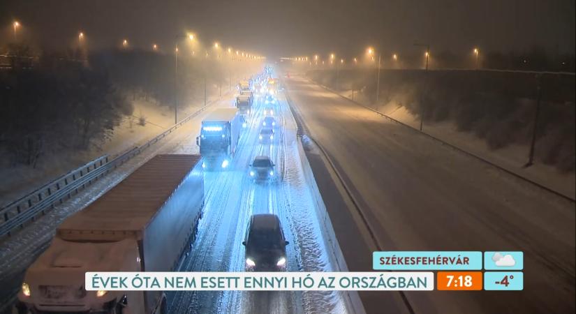 Simon Judit élőben Győrből: fennakadások vannak az M1-es autópályán