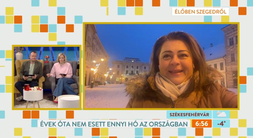 Hóhelyzet országszerte: Szegeden 8 éve nem volt ekkora havazás