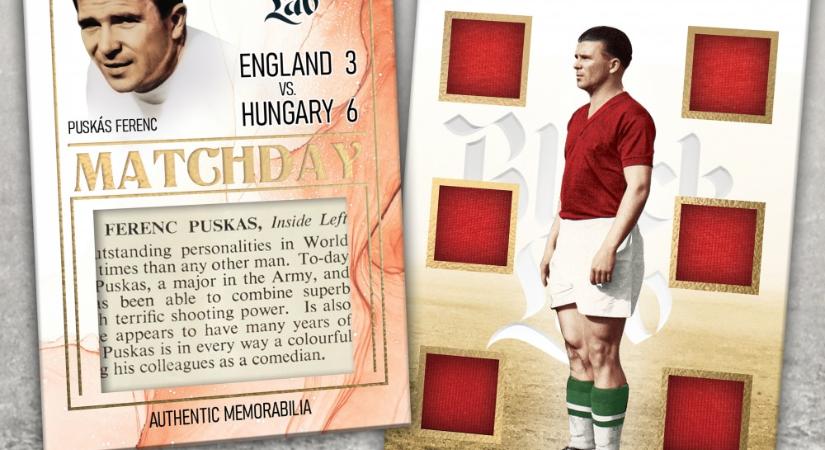 Itt az első, hivatalosan licencelt Puskás-kártyakollekció!