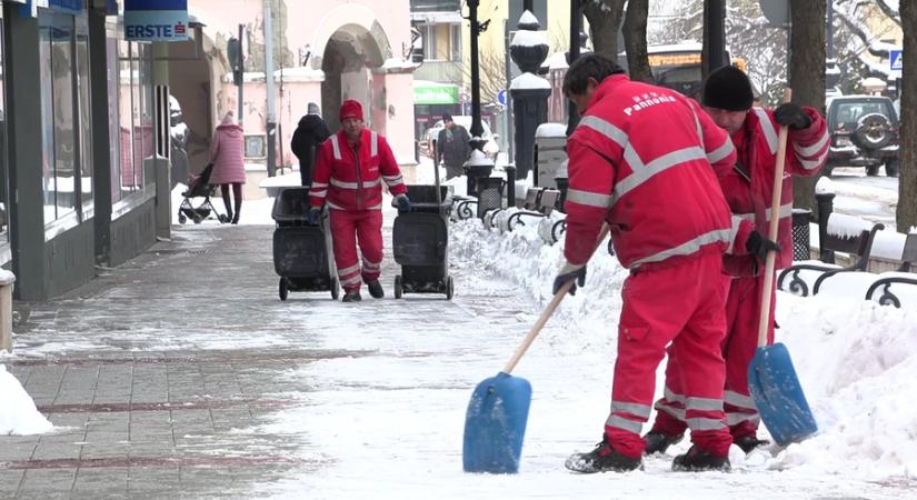 Közös felelősség a rendkívüli téli helyzetben Nagykanizsán