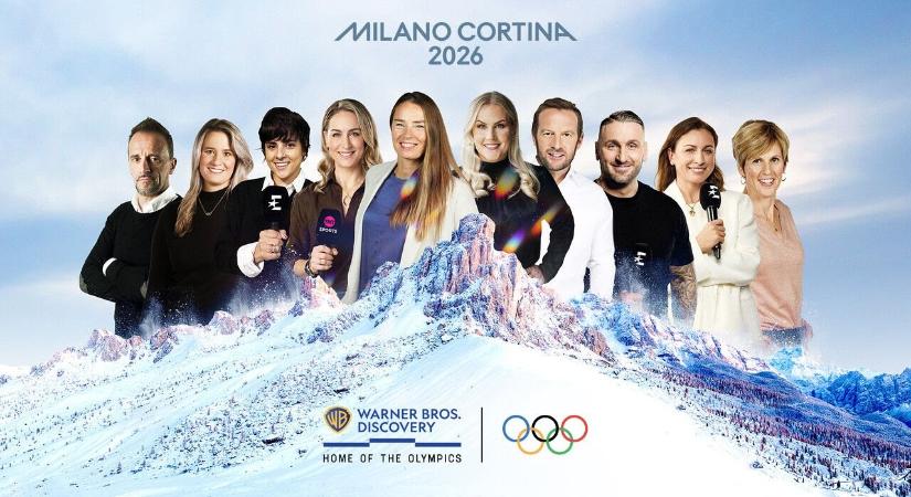 Sztárszakértőkkel erősít a téli olimpián a Warner Bros. Discovery
