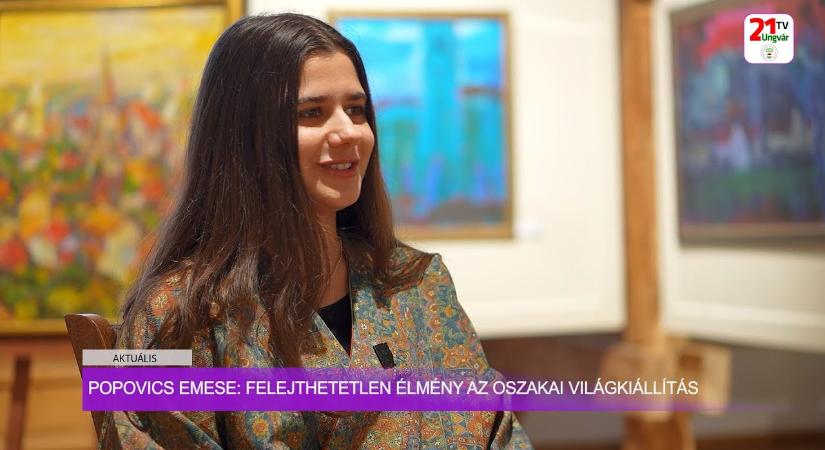 Aktuális (2026.01.07) - Popovics Emese: felejthetetlen élmény az Oszakai Világkiállítás (videó)