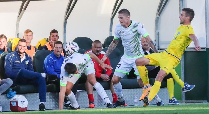 Így játszott Ajkán hazánk jelenlegi legjobb csatára (fotók,  videók)