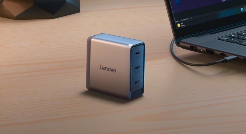 CES 2026: olcsó, kompakt, többportos GaN töltőt kínál a Lenovo