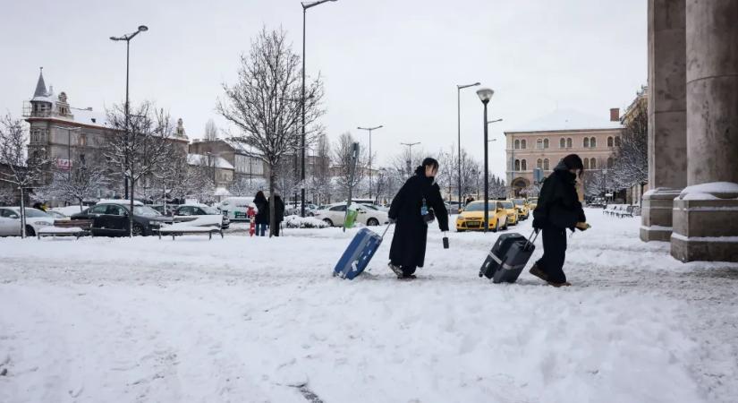 Így kapta el Budapestet az elmúlt másfél évtized legnagyobb havazása