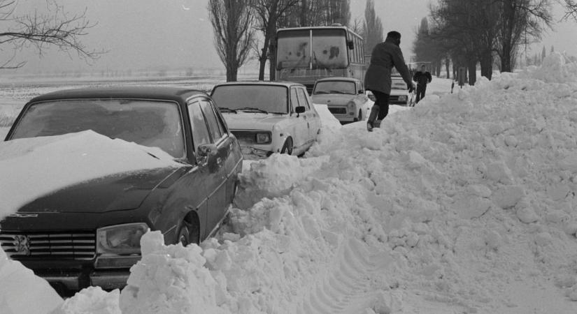 Vállig ért a hó, lefagyott az emberek füle – így emlékeznek az 1987-es havazásra a kecskemétiek